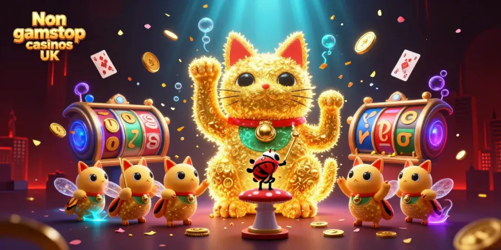 Experience thrilling gameplay in Non gamstop casinos UK with vibrant visuals and dynamic casino elements.