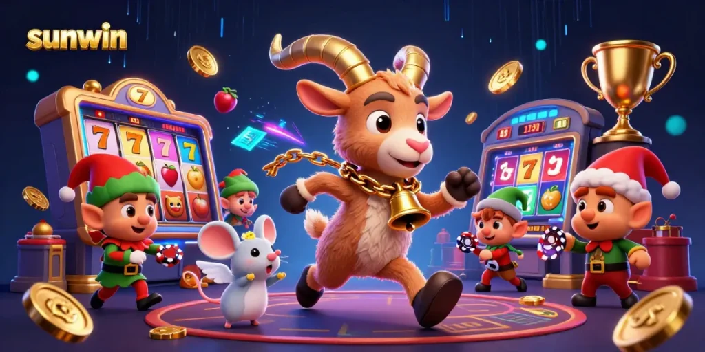 Engage in exciting casino gaming with sunwin's vibrant characters and lively betting scenes.