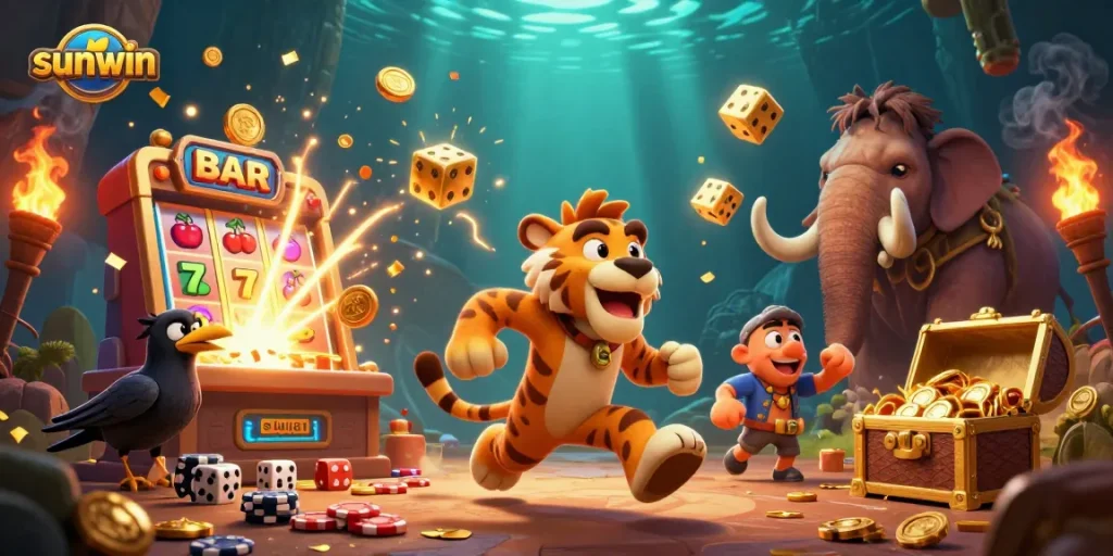 Experience thrilling excitement with sunwin's dynamic prehistoric casino adventure.